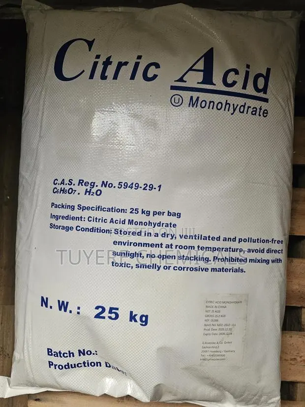 Citric Acid Anhydrous Citric Acid Monohydrate · Photo 2