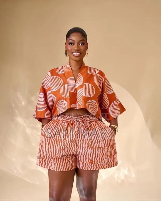 Ankara Shorts and Top for Outing · Photo 1
