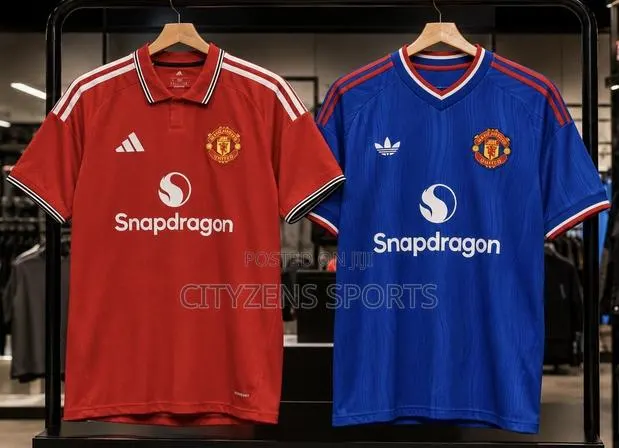 Bundle of 2026/27 Manchester United Home and Away Kits · Photo 1