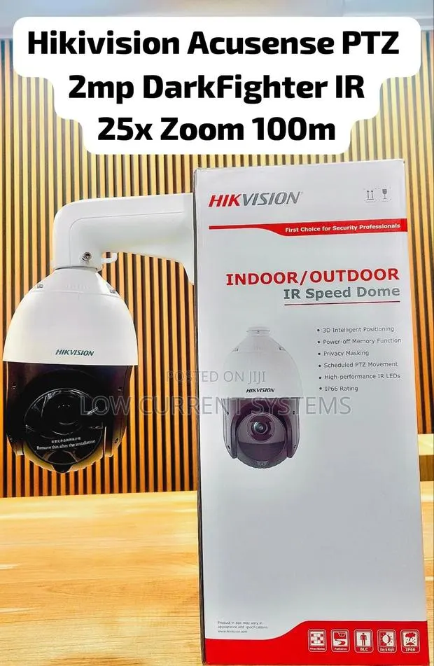 Hikivision 2mp PTZ Ir Power by Darkfighter 25x Zoom 100m Network Camer · Photo 1