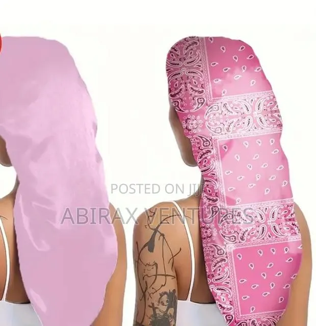 Long Bonnet Cap For Long Hair