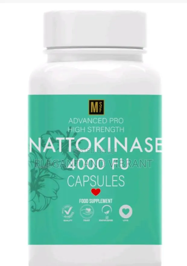 Nattokinase 120 Caps 4000fu | Japanese Natto | Heart Health · Photo 1