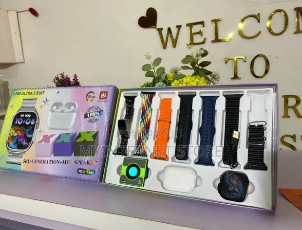 Hi Watch Ultra 3 Suit With Free Bluetooth Speaker And Airpod · Photo 1