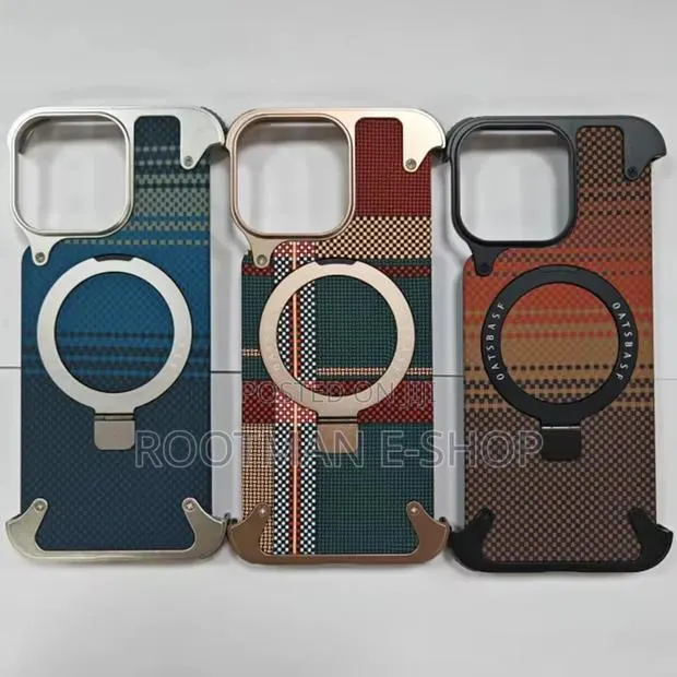 Kevlar Fiber Textured Case for iPhone 16 Pro and Pro Max Magsafe · Photo 1