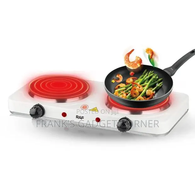 RAF Double Burner Electric Cooker · Photo 1