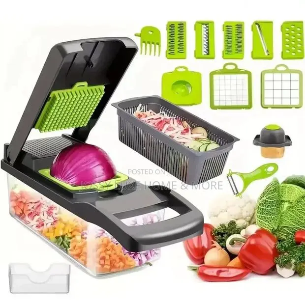 16-in-1 Vegetable Cutter Chopper With Storage Container · Photo 1