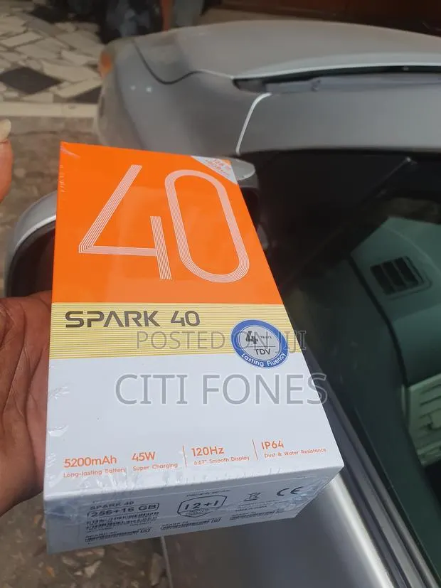 New Tecno Spark 40 256 GB Black · Photo 1