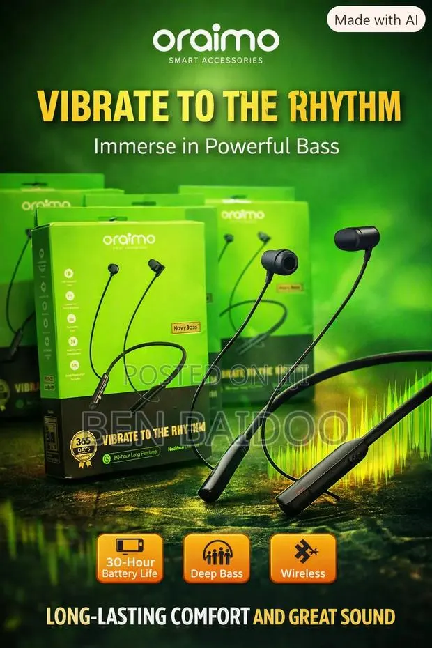 Oraimo Necklace 5 (30 Hour Battery) · Photo 1