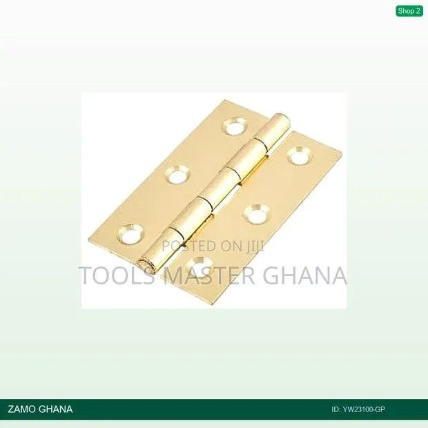 Gabastbi Door Hinges Gold Art.220/B 4x3.5 L/FHP (Gabasibi - Yw23100-Gp · Photo 1