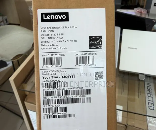 New Laptop Lenovo Yoga Slim 7 16GB Qualcomm Snapdragon X Plus SSD 512GB · Photo 1
