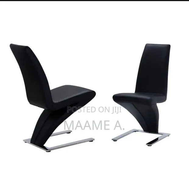 2 Black Dining Chairs · Photo 1