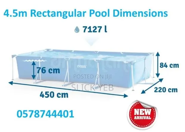 4.5m Rectangular Above Ground Swimming Pool · Photo 4