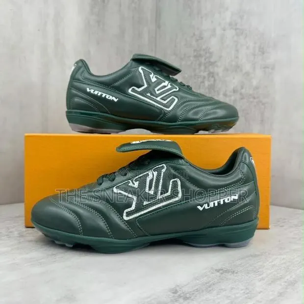 Louis Vuitton LV Footprint Soccer Sneaker - Bottle Green · Photo 1