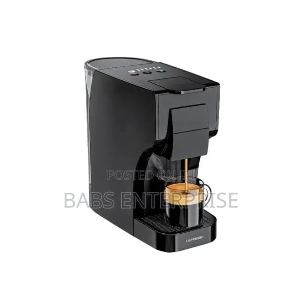 LePresso Trezza 3 in 1 Capsule Coffee Maker – Brown · Photo 1