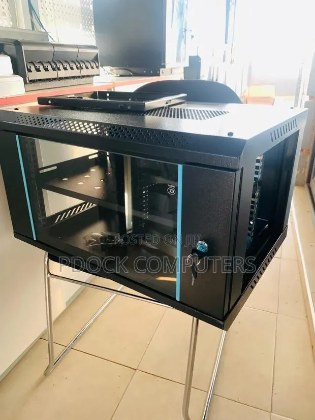 6u Rack Wall Mountable Cabinet 350h X 600w Heavyweight, Slide Opening · Photo 1