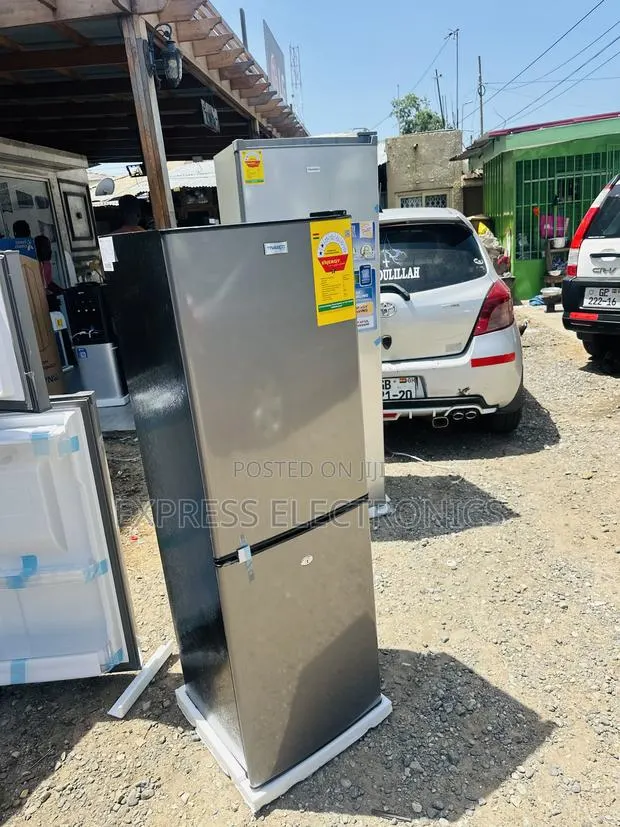 Lovely New Grey Double Door Bottom Freezer Fridge Nasd2-20fl · Photo 1