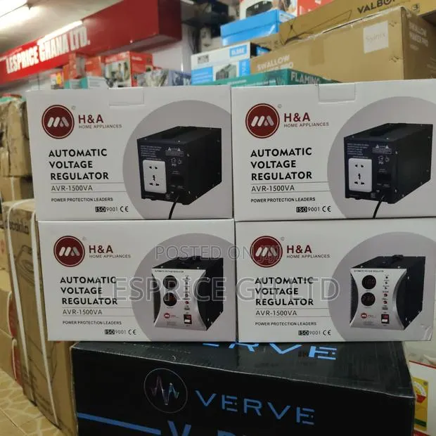 Long Lasting Automatic Voltage Regulator Avr-1500va From H A · Photo 1