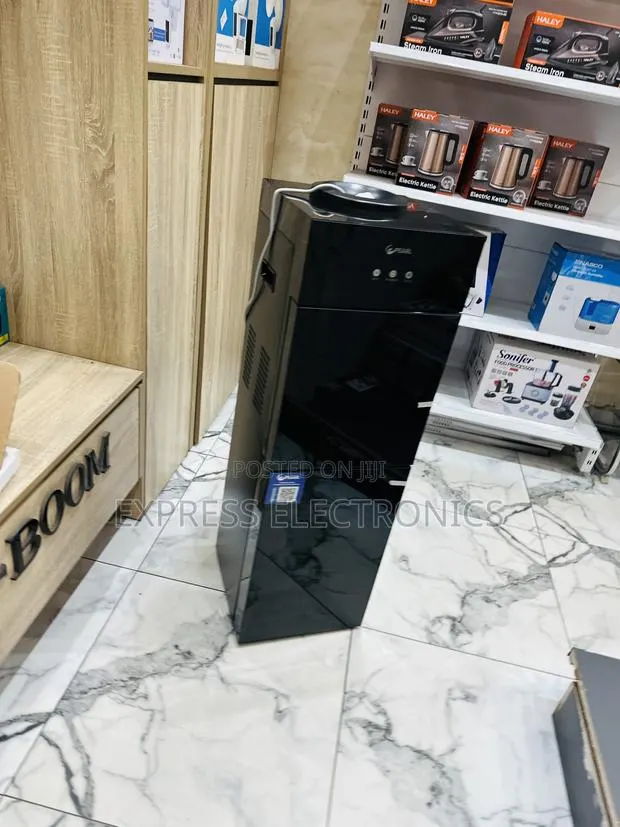 3 Tray Position Water Dispenser Pearl Black With Fridge · Photo 1