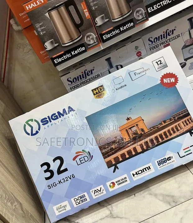 Authentic Sigma 32” (Sig-K32v6) Led Full Hd Clear Tv · Photo 1
