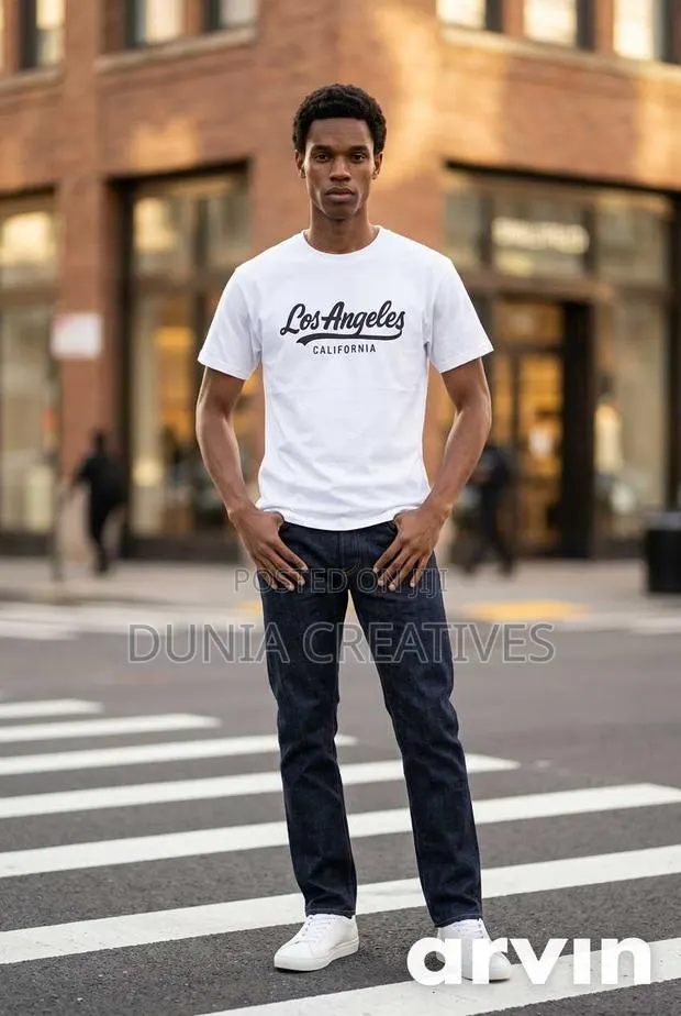 Los Angeles Graphic T-Shirt White | Quality Print | Unisex · Photo 1