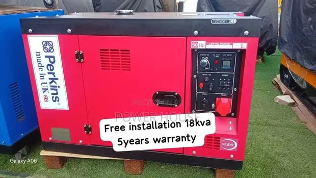 Power Without Interruption – Perkins 18kva Diesel Generator in Stock · Photo 1