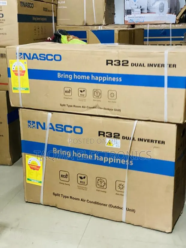 Nasco 1.5hp Most Energy Saving Dual Inverter Air Conditioner · Photo 1