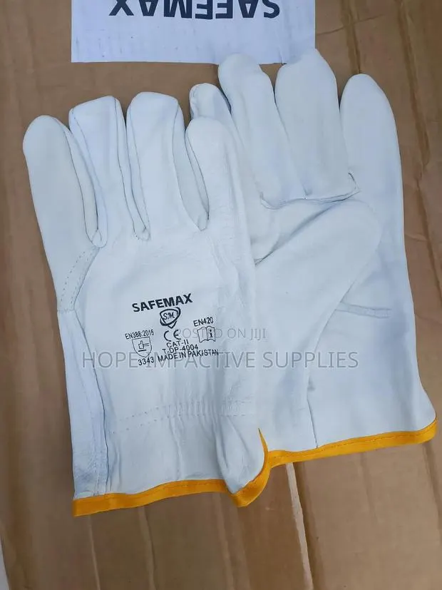 Heavy Duty Leather Gloves / Rigger Gloves (Pure Leather) · Photo 1