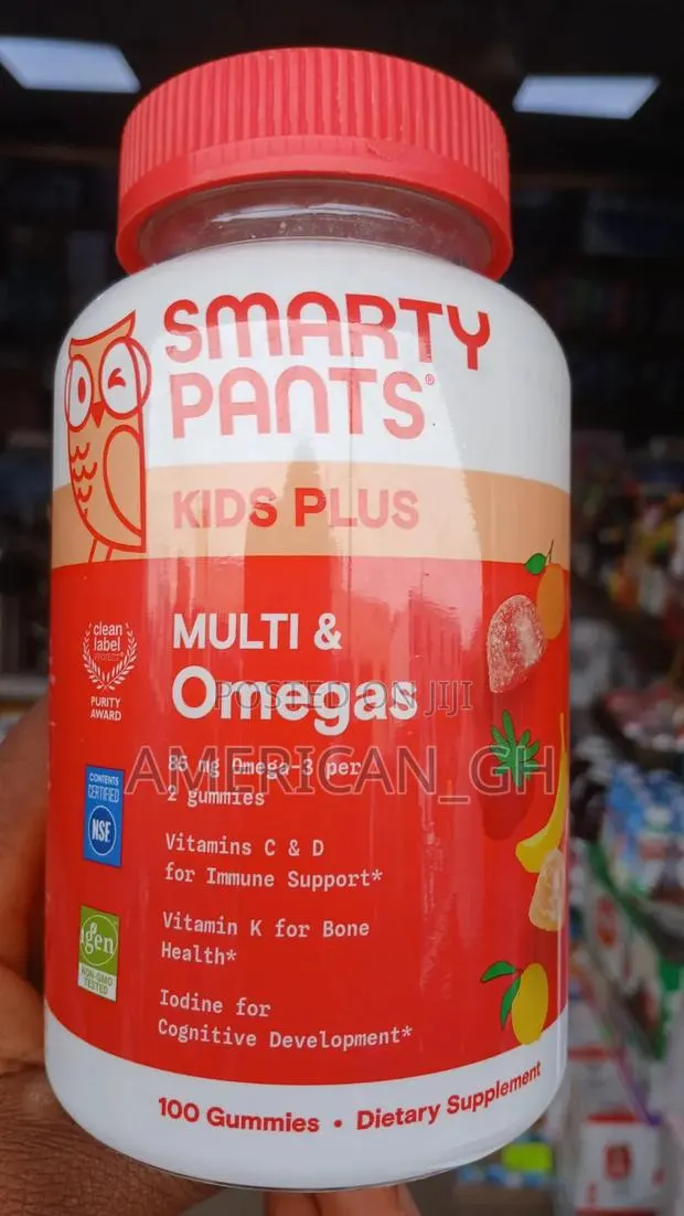 Smarty Pants Kids Plus Gummies, 4yrs+ (100 Gummies) · Photo 1