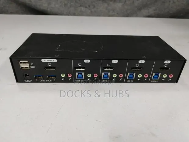 Tripp Lite 4-Port Displayport KVM Switch With Audio Usb 3.0 Hub · Photo 1