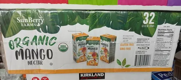 Organic Mango Nectar, (32 Pack) · Photo 1