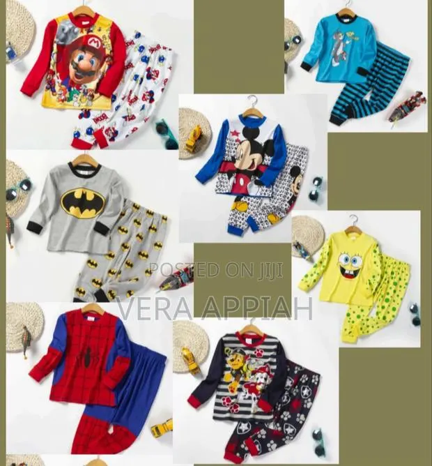 Kids Pajamas Cartoon Caractere · Photo 1