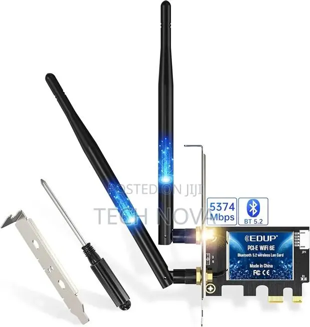 Edup Pci-E Wifi 6 and Bluetooth 5.4 Network Card Dongle for Desktop · Photo 1