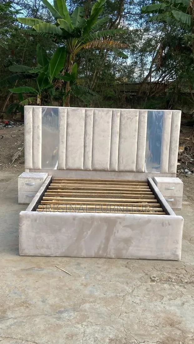 Double Bed Frame With Side Drawers · Photo 1