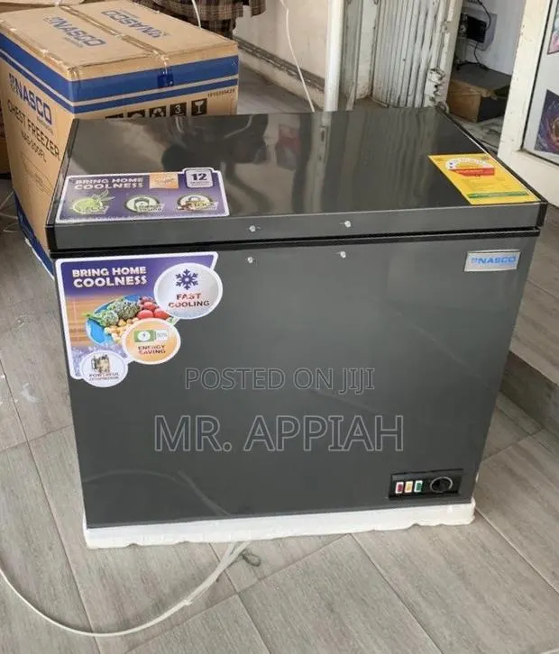 Super Affordable Nasco 200L Single Door Electric Chest Freezer(Gray). · Photo 1