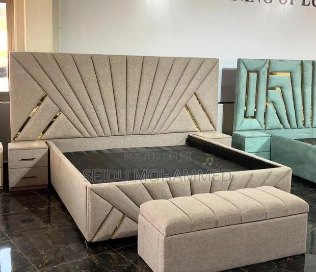 Design Queens Bed Frame With 2 Side Withdrawal and Ottoman · Photo 1