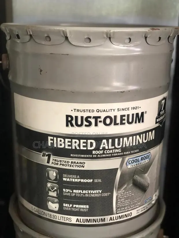 Aluminium Fibered Roofing Coating · Photo 1