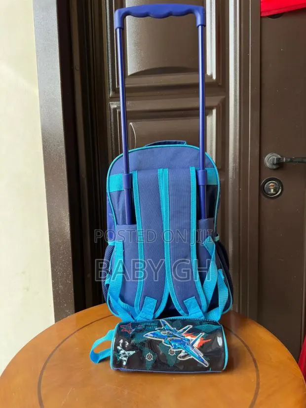 Kids Boys Blue Trolley Bags · Photo 3