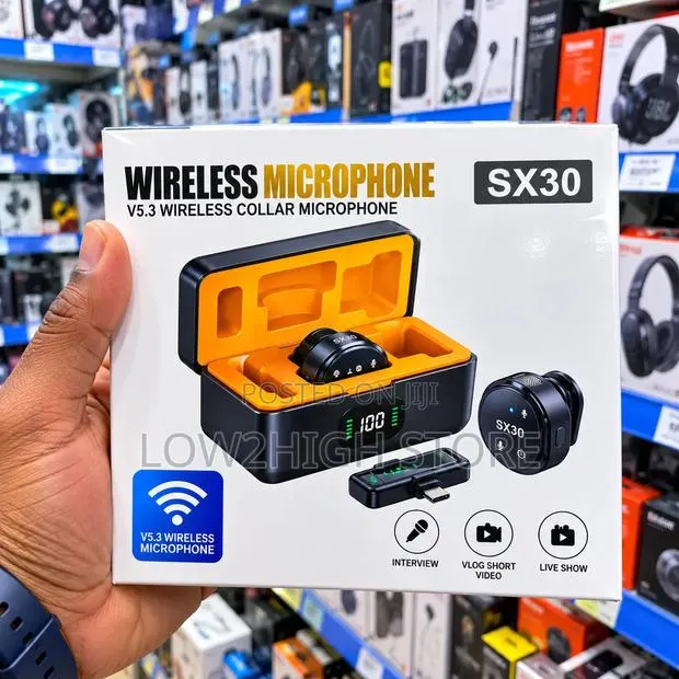 SX30 V5.3 Dual Wireless Collar Microphone · Photo 1