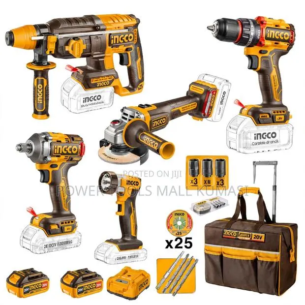 5 PCS Cordless Industrial Combo Kit · Photo 1