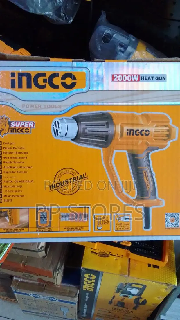 Ingco Heat Gun 2000w With Accessories · Photo 1