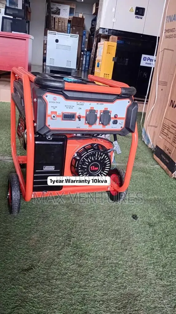 Brand New Ecoolmax 10kVA Petrol Generator Available 10kva · Photo 1