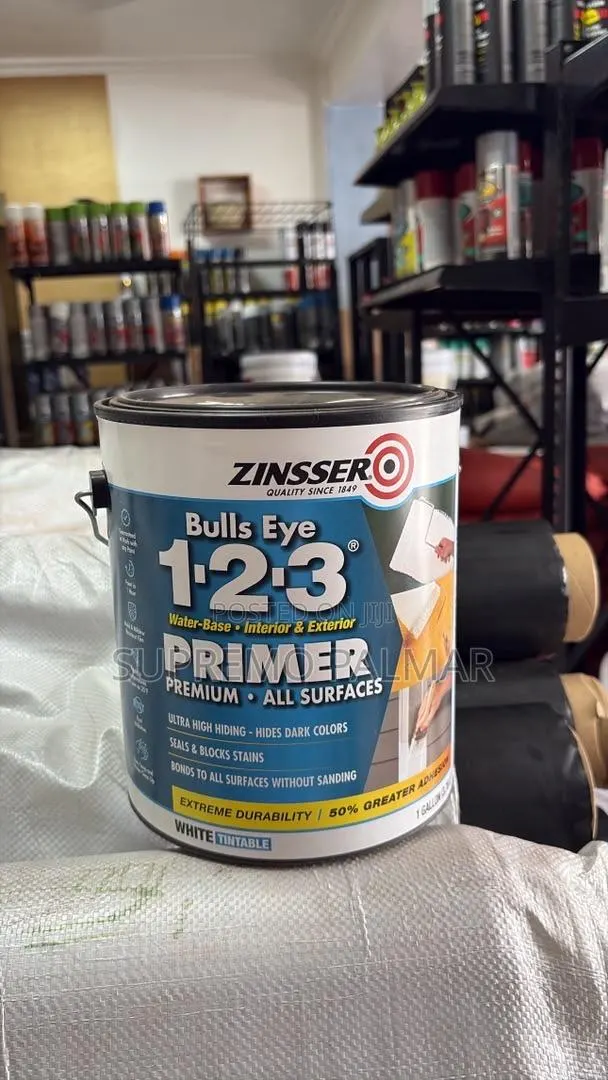 Zinsser Interior Exterior Paint Primer – Water-Based S (3.79 L) · Photo 1
