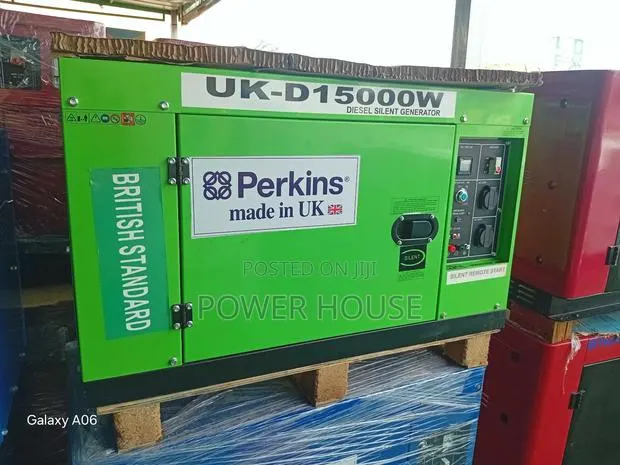 Perkins 15kva Enclosed Generator for Homes and Offices · Photo 1