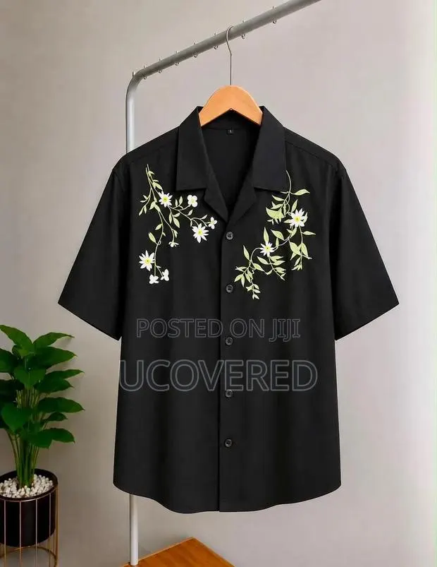 Embroidered Button-Up Shirts · Photo 1