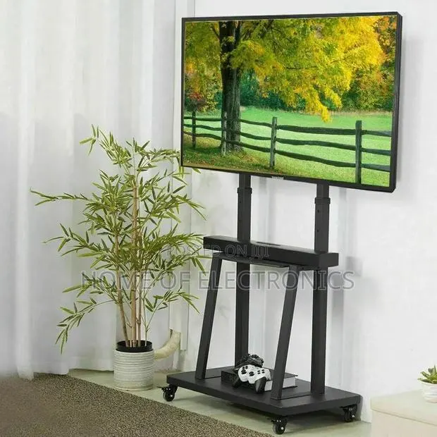 Easy to Assemble Universal Mobile Tv Stand With Wheels for 60-100 Inch · Photo 1
