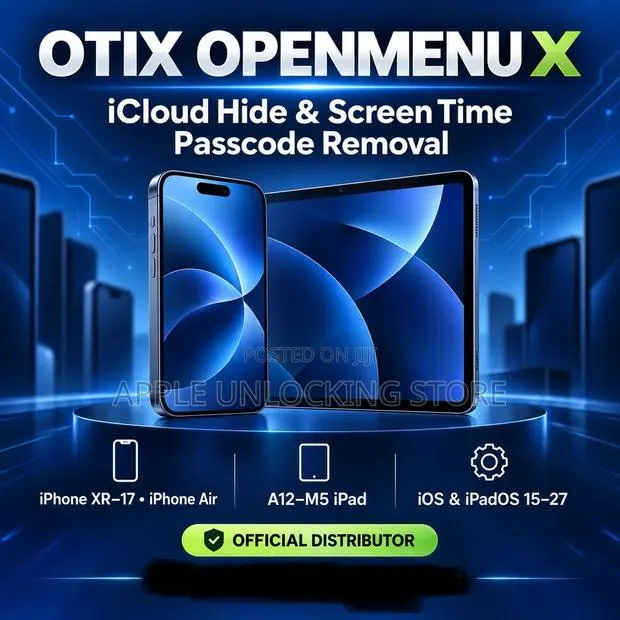 OTIX OPENMENU X – iCloud Hide Screen Time Removal · Photo 1
