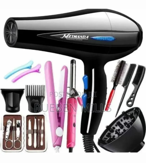 Powerful 12 In 1 Hair Dryer With Complete Accessories · Photo 1