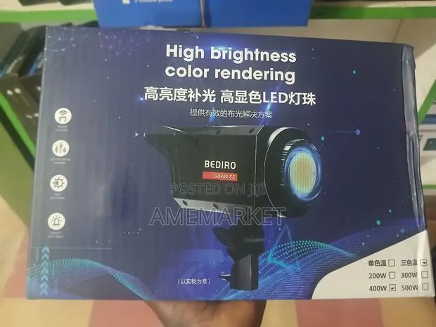 BEDIRO BD400-SS 400W LED Video Professional Photography Studio Light · Photo 1