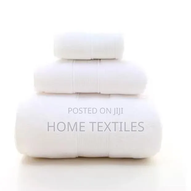3 Pieces White Bath Towel Set Also Available in Other Colors · Photo 1