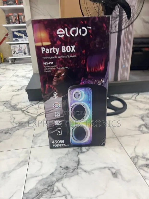 Wooden Like Material Eldo Pb2-150 Double 8"Bluetooth Speaker · Photo 1